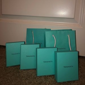 Bundle (2) Tiffany & Co. Bags (4) Boxes